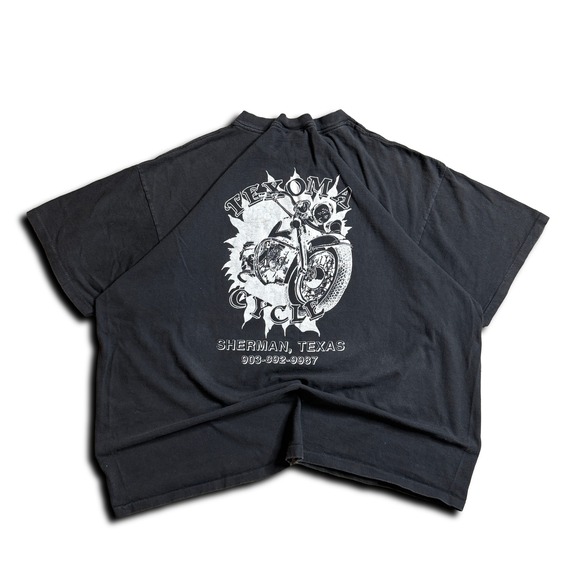 Harley Davidson 3demblem Rare Tee Shirt Motorcycle Graphic T Shirt Men's XXXL - Picture 2 of 7